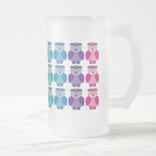 Frostat exponeringsglas - gulligt frostat ölglas (Höger)