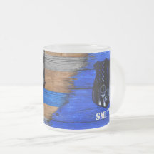 Frostat Flagga Thin Blue Line Mugg