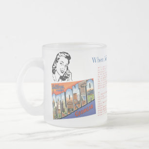 Frostat glas Mugg: Alice kallar Bob Frostad Glasmugg