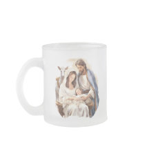 Frostat Glass Ntivity Baby Jesus Mugg