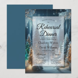 Frostat Gräs i vintermörkermåltider för vinterglöd Inbjudningar