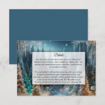 Frostat Gräs i Winter Glow Bröllop