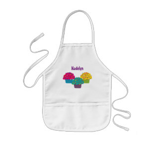 Frostat Muffins Regnbåge Sprinkle Whimsical Baking Barnförkläde