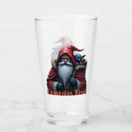 Frostbite Santa & His Mischief Elf. Glaskopp