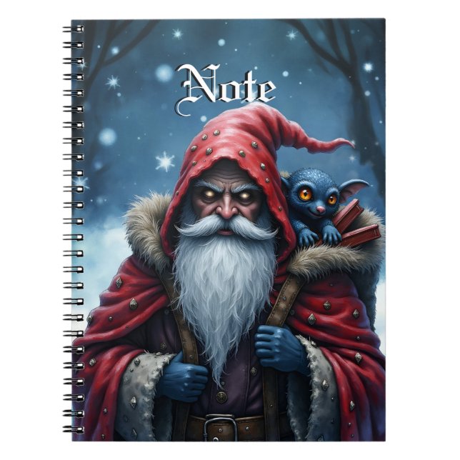 Frostbite Tomte & Hans Busiga Tomte. Anteckningsbok (Framsidan)