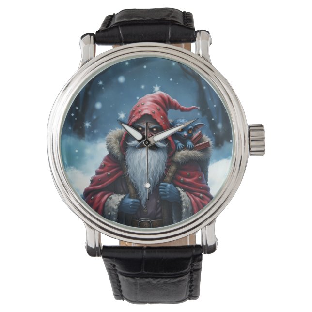 Frostbite Tomte & Hans Busiga Tomte. Armbandsur (Framsida)
