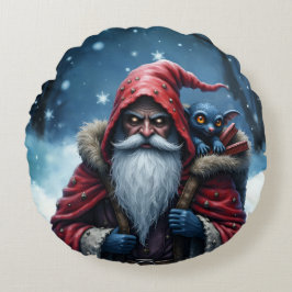 Frostbite Tomte & Hans Busiga Tomte. Rund Kudde