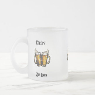 Frosted Beer Mug Frostad Glasmugg