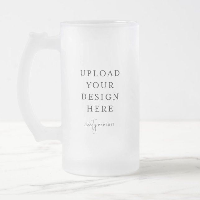Frosted Beer Mugg 10oz eller 16oz (Vänster)