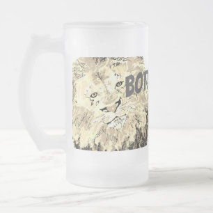 Frosted Beer Mugg: Grund Up. Frostat Ölglas