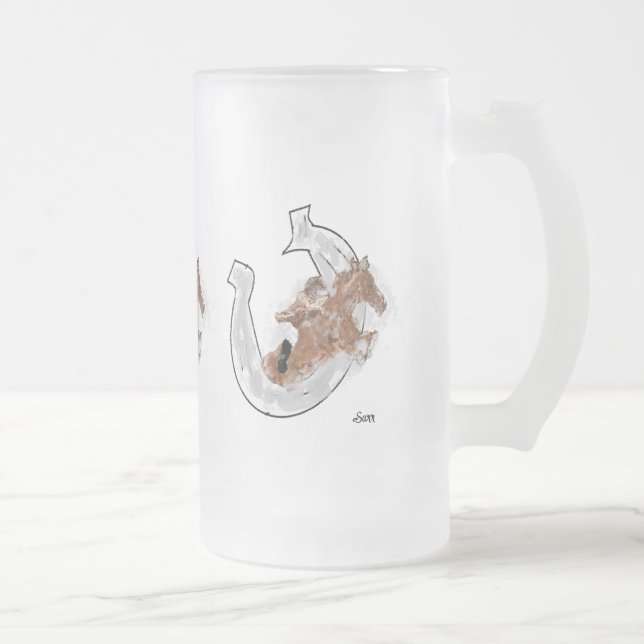 Frosted Beer Mugg : Lucky (Höger)