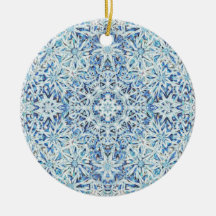 Frosted Crystal Bloom — Intricate Snowflake Design