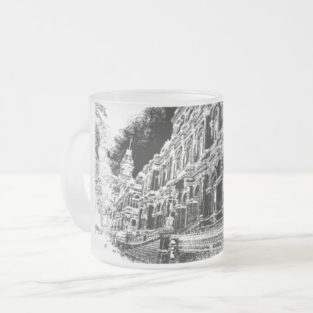 Frosted Glass Mugg, 296 ml Frostad Glasmugg (Framsida vänster)