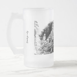 Frosted Glass Mugg, 473 ml Frostat Ölglas