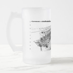 Frosted Glass Mugg, 473 ml Frostat Ölglas