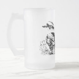 Frosted Glass Mugg, 473 ml Frostat Ölglas