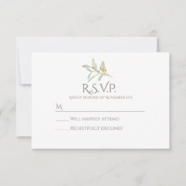 Frosted Mistletoe Winter Wedding OSA Kort