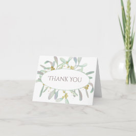 Frosted Mistletoe Winter Wedding Tack Kort