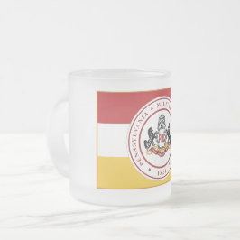 * Frosted Mugg (10 eller 16 oz) w/PMC FLAGGA logot
