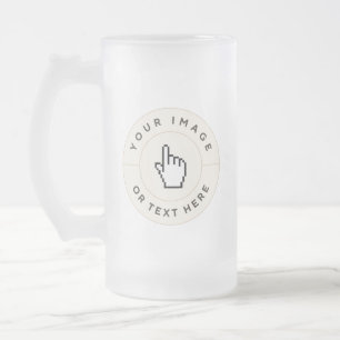 Frosted Mugg - Anpassningsbar (lägg till bild/text