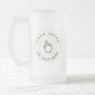 Frosted Mugg - Anpassningsbar (lägg till bild/text