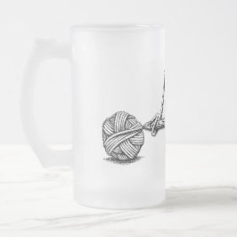Frosted NYC Crochet Guild mugg