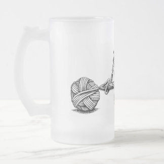 Frosted NYC Crochet Guild mugg