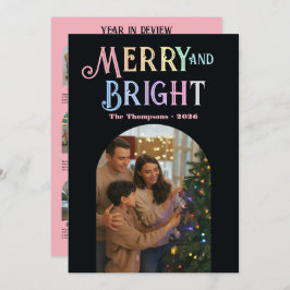 Frosted Pastels "Årsöversikt" Bilder Jul Julkort