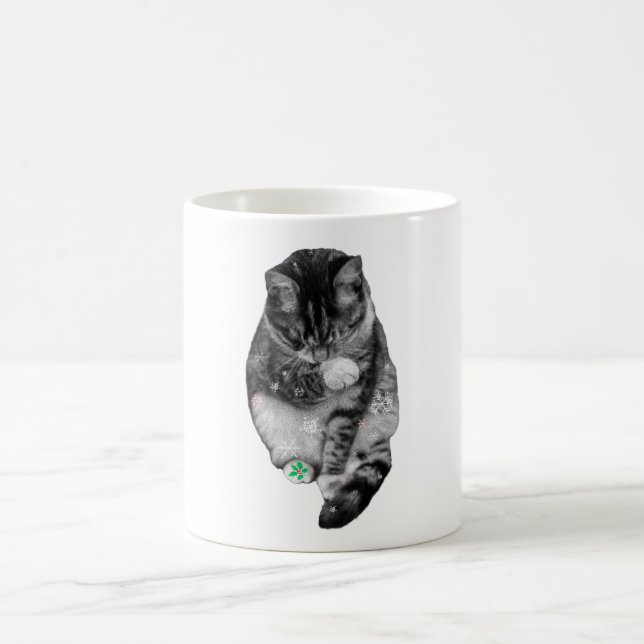 Frosted Paw Holiday Mug Kaffemugg (Center)