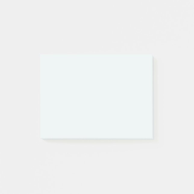 Frosted White Solid Färg | Klassisk | ELEGANT Post-it Block (Framsida)