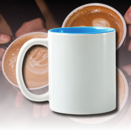 Frosted White Solid Färg | Klassisk | ELEGANT Två-Tonad Mugg