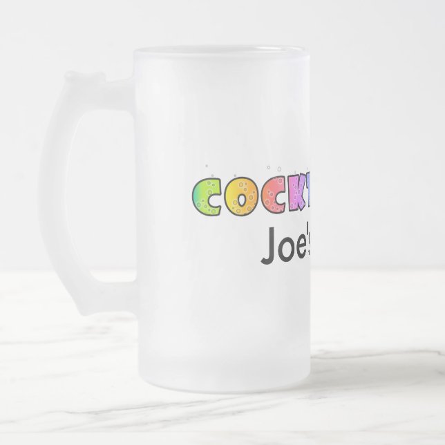 FROSTERADE STEINER, MUGG - KOCKTAIL UPP! (Vänster)