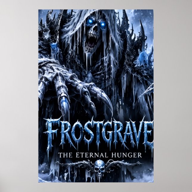 Frostgrave Evig Hunger Affisch (Framsidan)