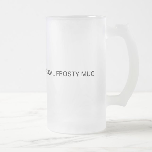 Frostig glass mugg för unik design (Höger)
