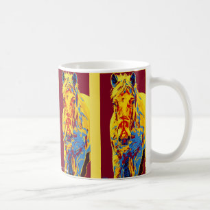 Frostig hästmugg kaffemugg