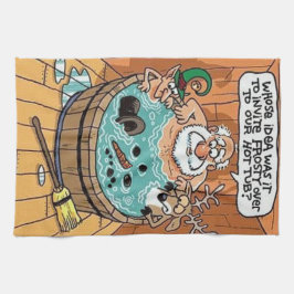 Frostig i en Hett Kökshandduk