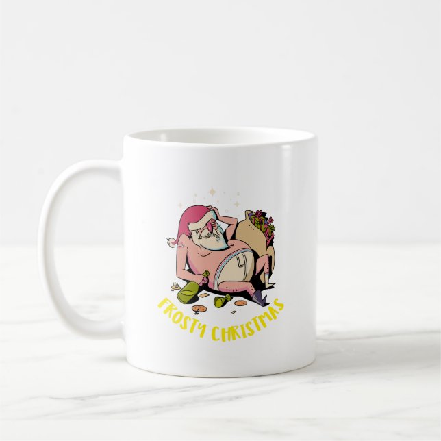 Frostig jul kaffemugg (Vänster)