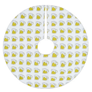 Frostig kall ölmugg julgransmatta borstad polyester