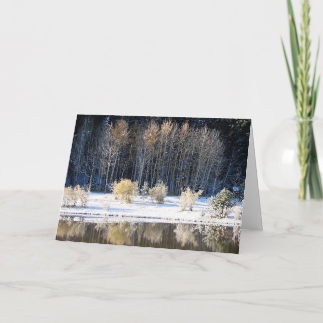 Frostig morgon kort (Framsida)