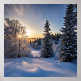 Frostig morgon poster