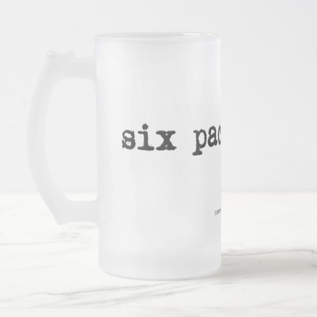 Frostig ölmugg frostat ölglas (Vänster)