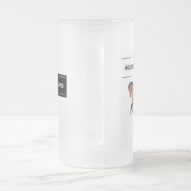 Frostig ölmugg frostat ölglas (Handtag)