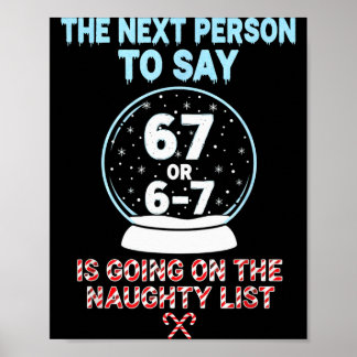 Frostig Snöglob 67 Varning Rolig Jul Typografi Poster