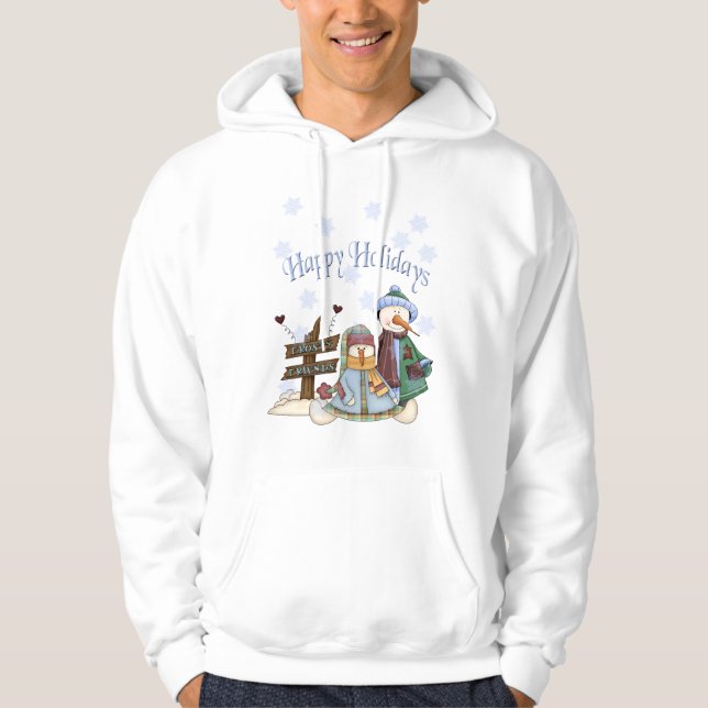 Frostig vänHoodie Tröja Med Luva (Framsida)