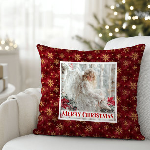 Frostig Vintage Ängel Julpresent Kudd Kudde
