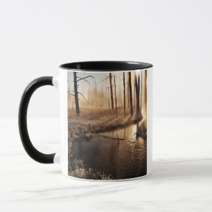 Frostig Yellowstone morgon Mugg