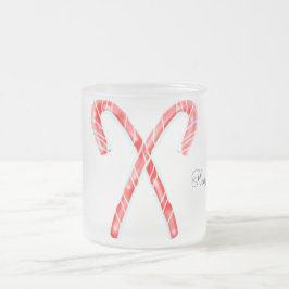 Frostiga godisstavar-mugg frostad glasmugg