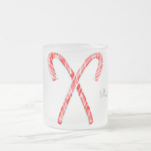 Frostiga godisstavar-mugg frostad glasmugg