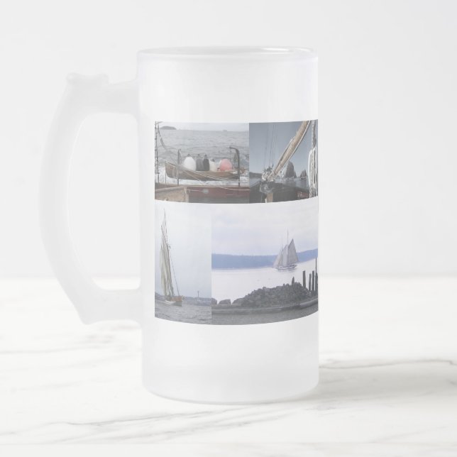 Frostiga hav frostat ölglas (Vänster)