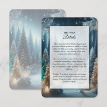 Frostiga tallar i vinterglans bröllop